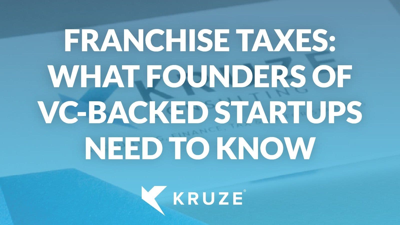 State Franchise Taxes