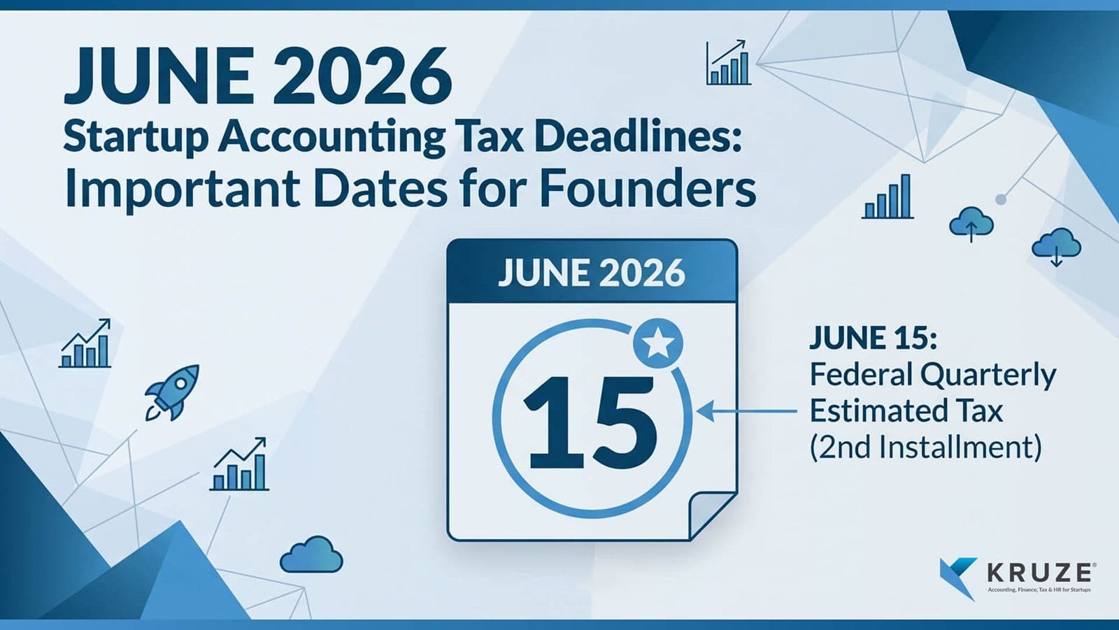 June 2026 Startup Accounting & Tax Deadlines by City