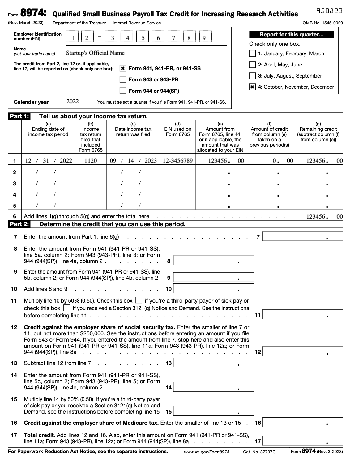 Form 8974