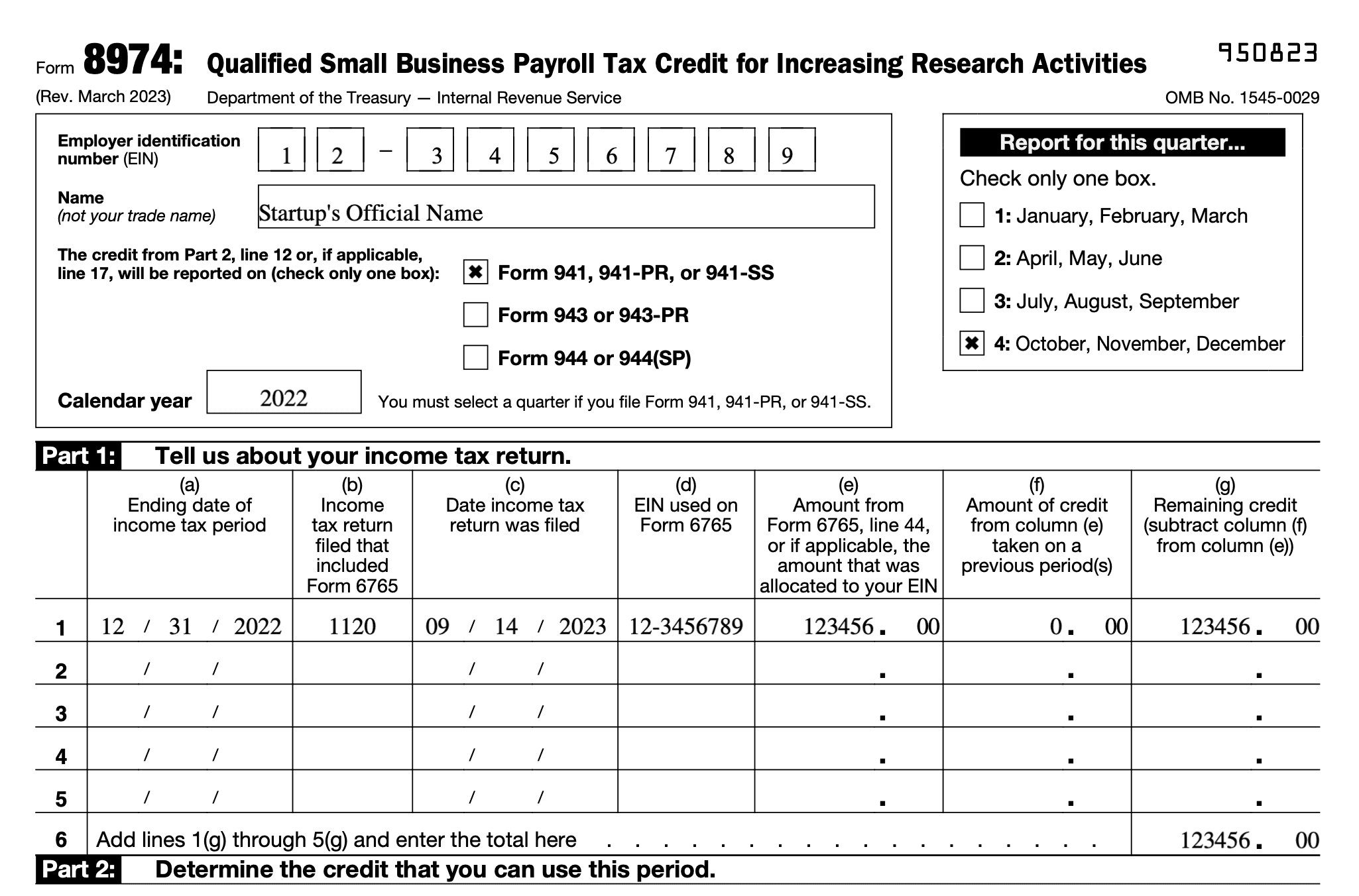 RD Tax Credit