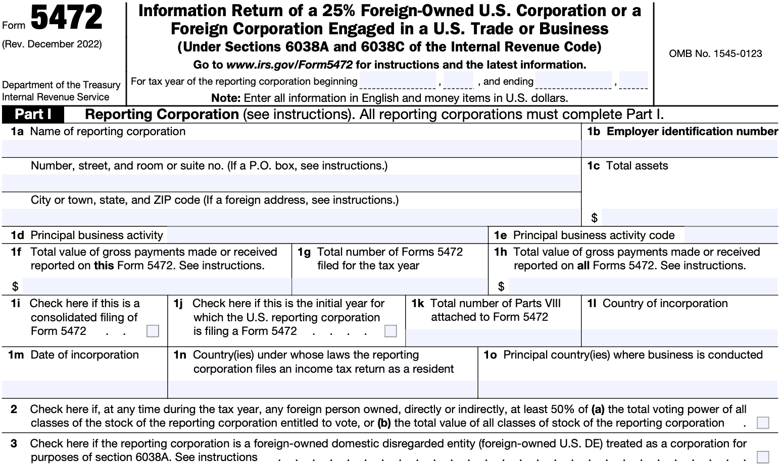 Form 5472