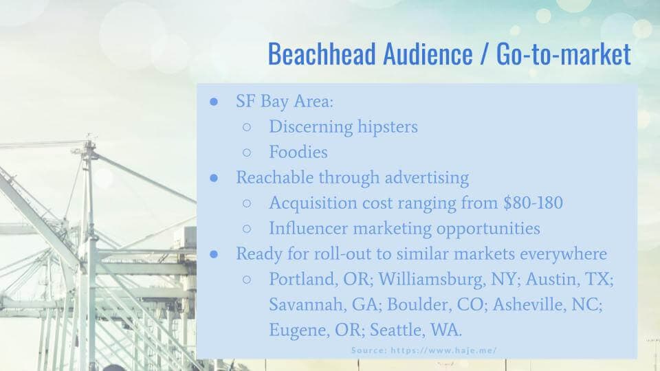 B2C Pitch Deck Sales/Go To Market Slide