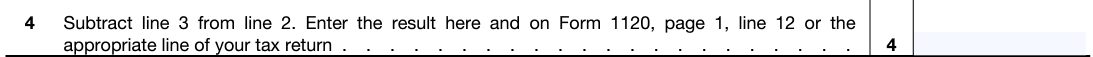 Form 1125-E Instructions Step 4
