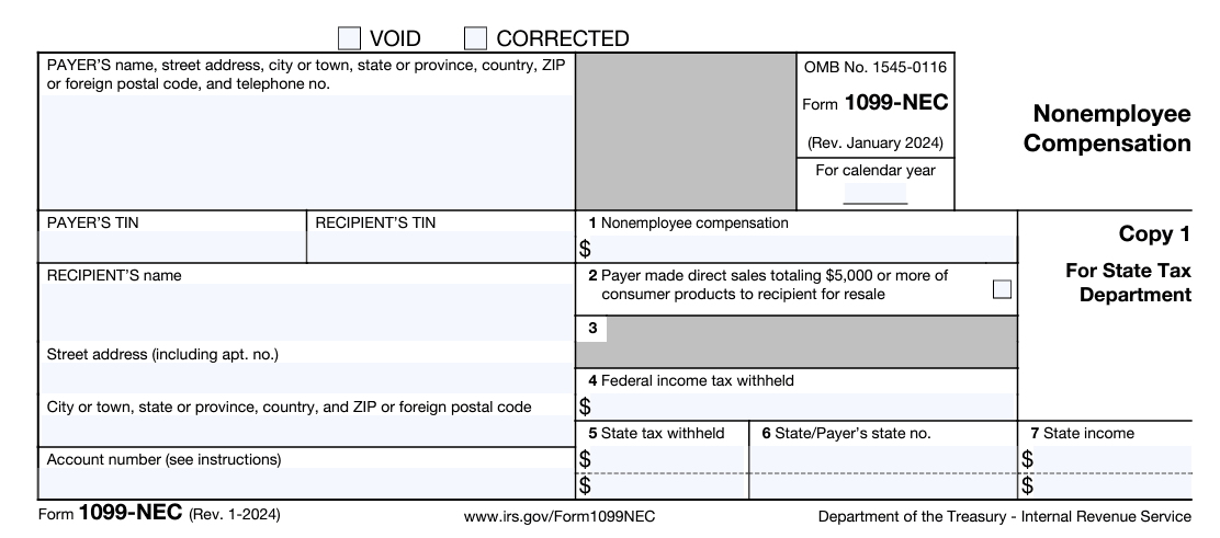 Nonemployee
Compensation