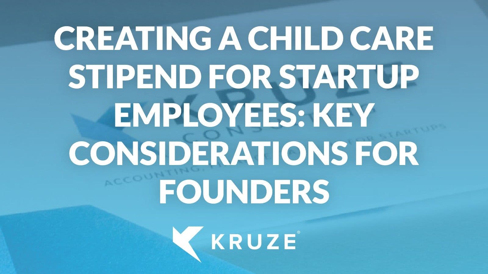Child Care Stipend